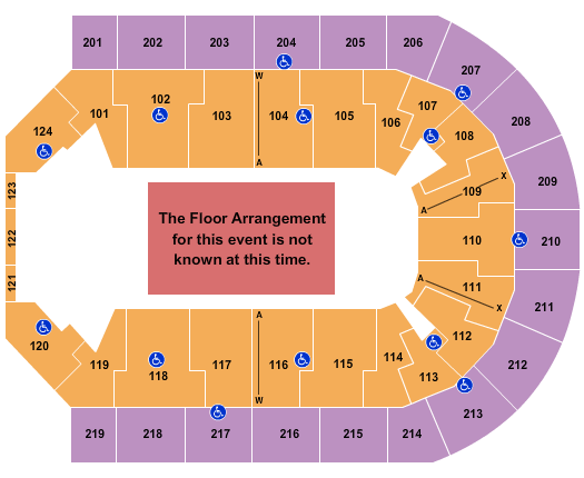 Denny Sanford Premier Center Eric Church Seating Chart